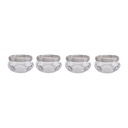 Porte-bougie à thé (set de 2) Transparent Ø 6x3 cm