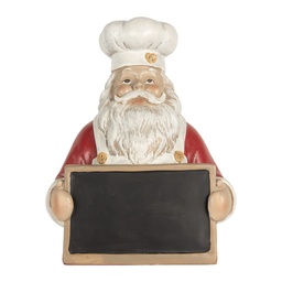 [6PR5751] Weihnachtsdeko Weihnachtsmann Rot Weiß 24x16x30 cm
