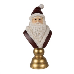 [6PR3949] Décoration de Noël père Noël Rouge Blanc 19x15x40 cm