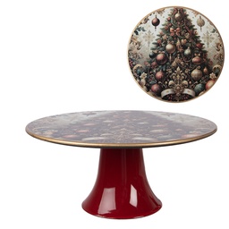 [NCH86-2] Cake stand Beige Green Ø 22x10 cm