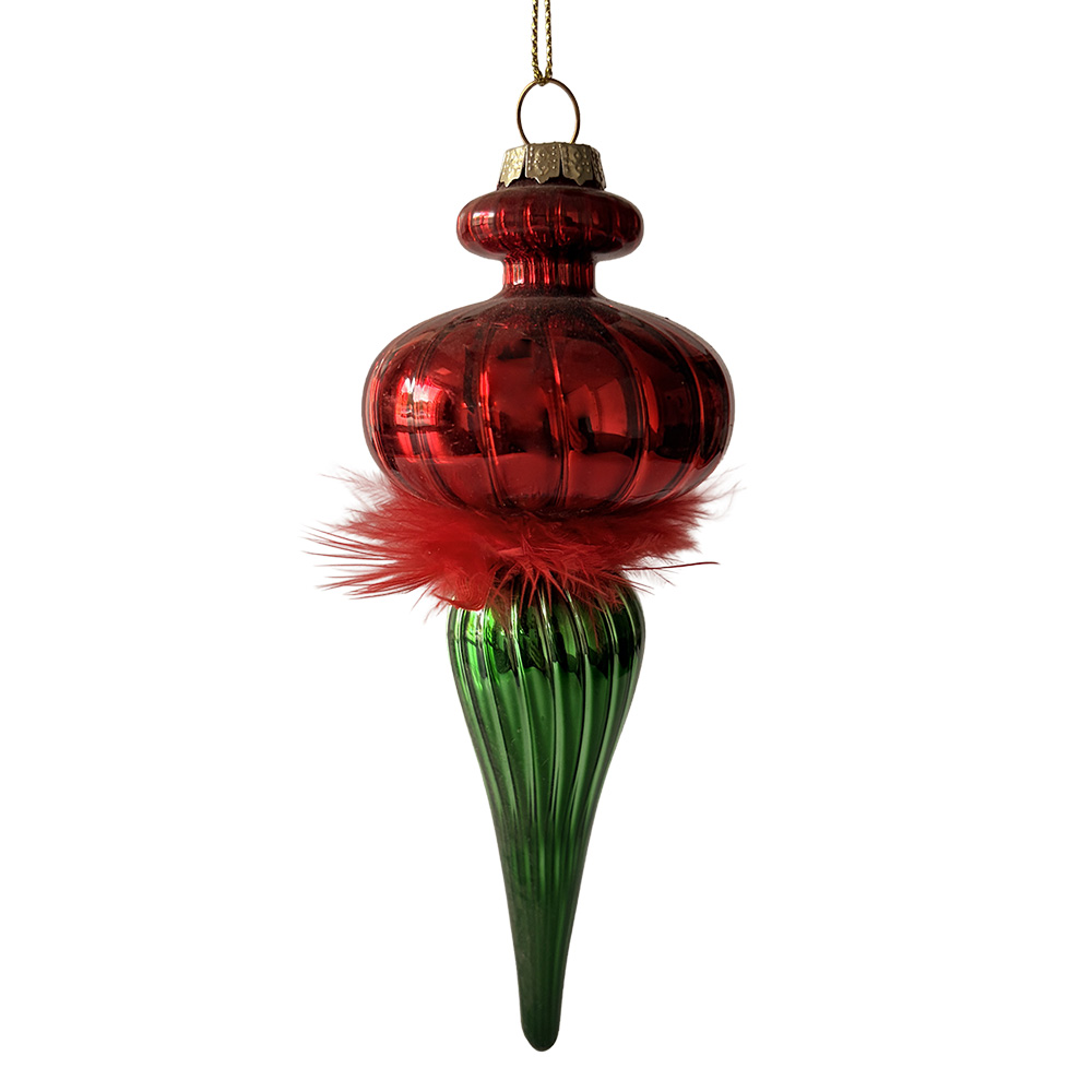 Kerstbal Ø 6x18 cm