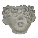 Flower Pot Inside Head Brown 12x10x9 cm