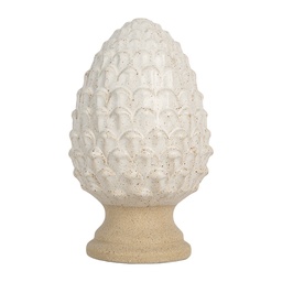 [6CE2179] Decoration Pinecone Beige Ø 9x15 cm