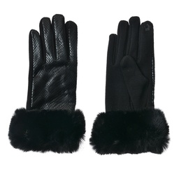 [JZGL0114] Winter Gloves Black 14x23 cm