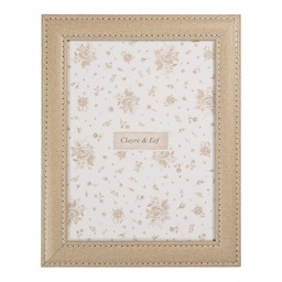 [2F1259M] Bilderrahmen Beige 17x1x22 cm / 13x18 cm