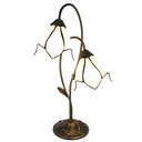 Lampada parete Tiffany Bianco Marrone 35x18x61 cm E14/max 2x25W