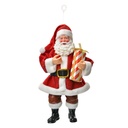 Decorazioni Natalizie Pendente Babbo Natale Rosso Bianco 10x6x17 cm