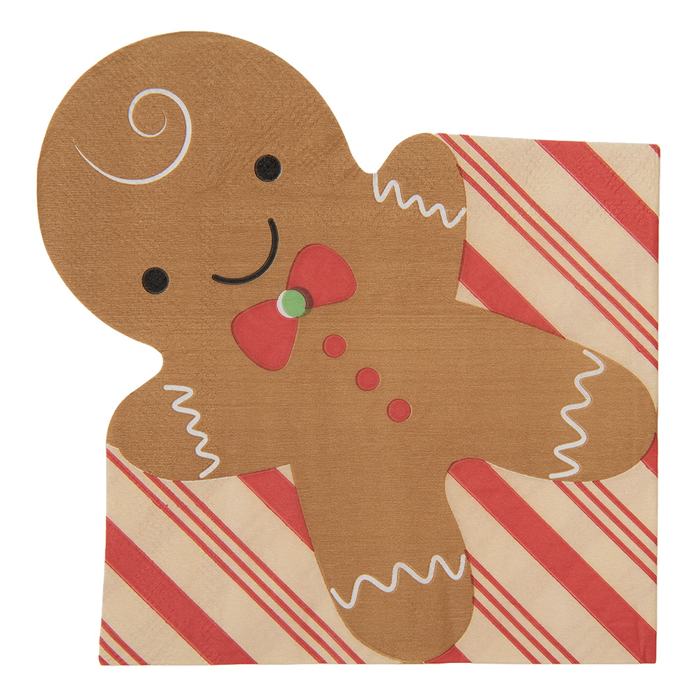 Paper napkins Brown Red 33x33 cm (20)