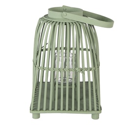 [6RO0612L] Photophore Vert 24x24x36 cm