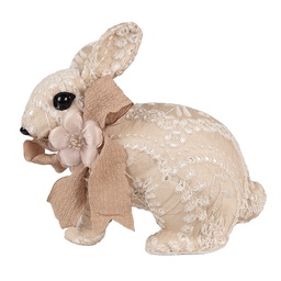 [65955] Image de décoration Lapin Beige Marron 26x15x23 cm