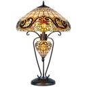 Wall Lamp Tiffany Yellow Ø 46x76 cm E27/max 2x60W E14/max 1x7W