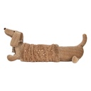 Dekoration Hund Braun 58x20x21 cm
