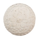 Pomello per Porta beige Ø 4x3 cm