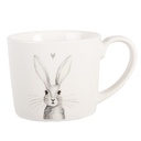 Tazza Bianco Grigio 12x8x7 cm / 275 ml