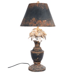 [5LMP186] Table Lamp Grey Ø 36x73 cm E27/max 1x60W