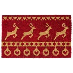 [NOCNMC] Doormat Inside Red Brown 75x45x1 cm