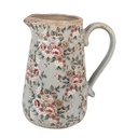 Brocca Decorativa Grigio Rosa 21x15x23 cm