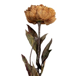 [6PL0405Y] Fiori Finti Giallo Verde 10x10x65 cm