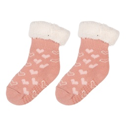 [JZSKC0009] Children's Socks Pink White one size