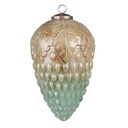 Christbaumkugel Türkis Ø 11x20 cm