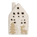 Decorazione Casa con LED Beige 6x5x10 cm