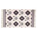 Rug White, Black 140x200 cm