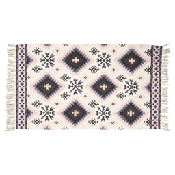 [KT080.056L] Tappeto Soggiorno Bianco, Nero 140x200 cm
