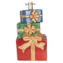 Supporto per l'albero di Natale Rosso Color oro 25x28x48 cm