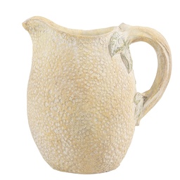 [6TE0576] Brocca Decorativa Giallo Verde 20x15x20 cm