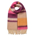 Foulard femme Jaune Rouge 37x210 cm