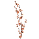 Branche de décoration avec fleurs Orange Marron 8x15x120 cm