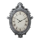 Wall Clock Silver colored Beige 56x6x76 cm / 1xAA