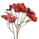 Kunstblumen Rot 12x8x72 cm