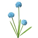 Rami Artificiali Decorativi con fiori Blu Verde 12x8x84 cm