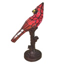 Wall Lamp Tiffany Bird Red 15x12x33 cm E14/max 1x25W