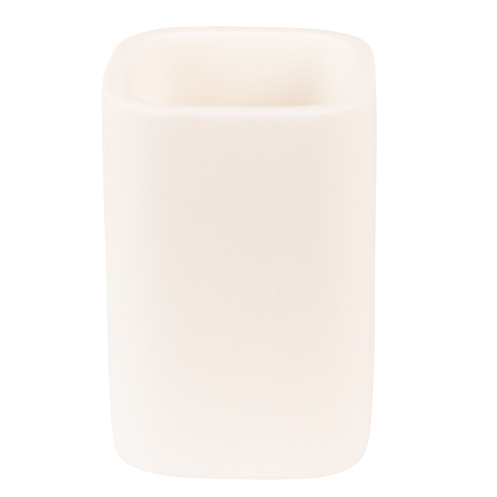 Porte-brosse à dents Blanc 7x7x10 cm