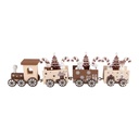 Dekoration Zug Beige Braun 27x4x8 cm