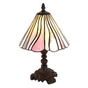 Lampada parete Tiffany Rosa, Beige Ø 20x34 cm E14/max 1x25W