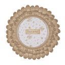 Cadre photo Beige Ø 17x3 cm / Ø 10 cm