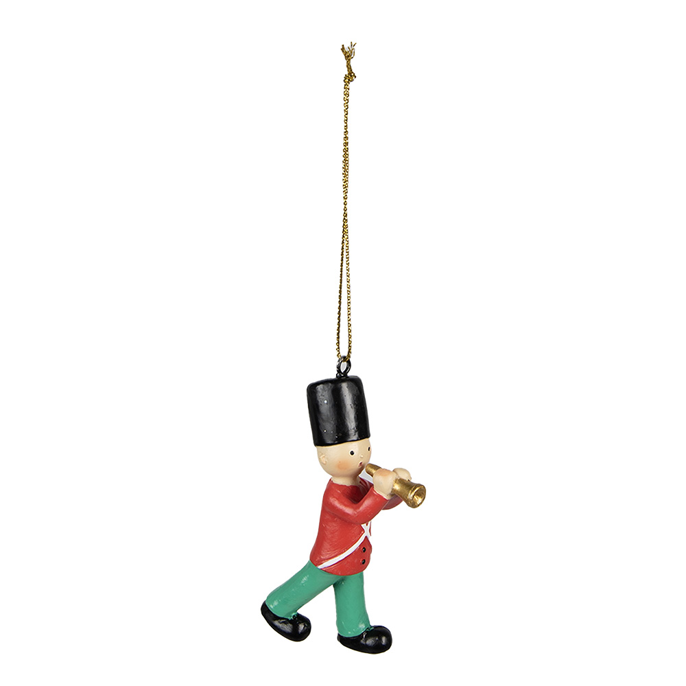 Decoration pendant soldier Red Green 4x2x8 cm