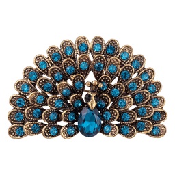 [JZPI0110] Broche blauw
