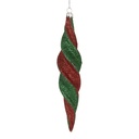 Palla di natale Rosso Verde Ø 5x22 cm