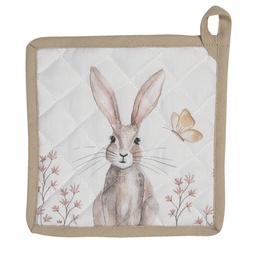 [REB45] Porte-pots Blanc, Marron 20x20 cm
