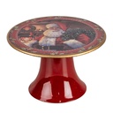 Alzatina Rosso Bianco Ø 16x10 cm