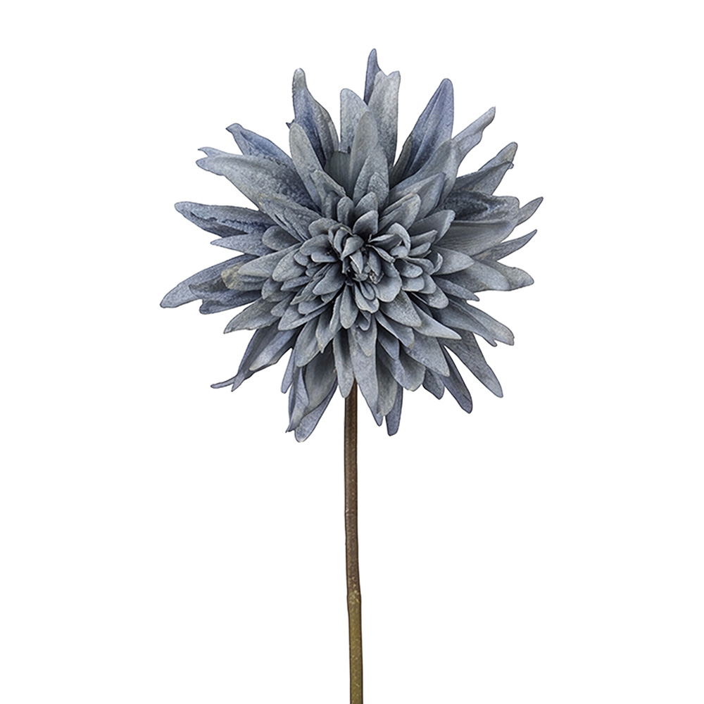 Branche décorative avec fleurs Bleu 50 cm