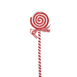 [65851] Weihnachtsdeko Lollipop Rot Weiß 9x1x41 cm