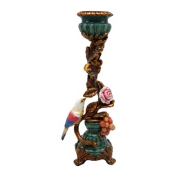 [6PR6465] Portacandele Uccello 12x9x29 cm