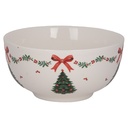 Bol de soupe Blanc Vert Ø 14x7 cm / 500 ml