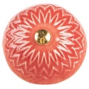 Pomello per Porta Rosso Beige Ø 4x3 cm / S3 cm