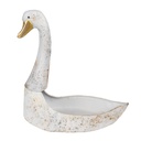 Porta Vaso Bianco 40x21x40 cm